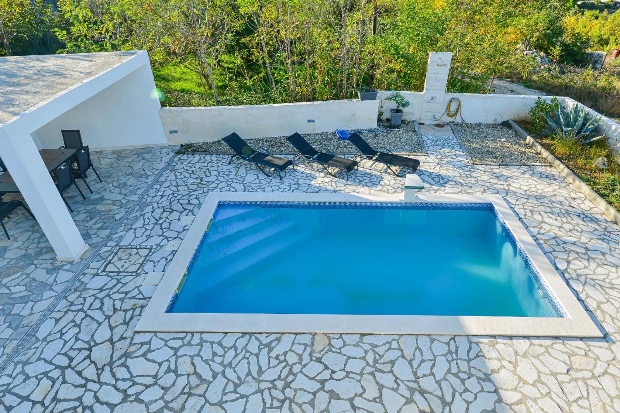 Villa Anna With Pool, Zadar County Vinjerac Exterior photo