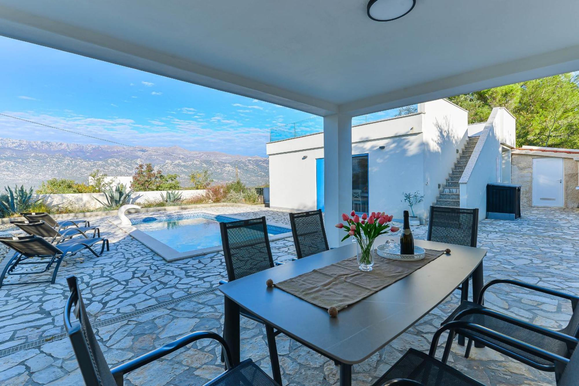 Villa Anna With Pool, Zadar County Vinjerac Exterior photo